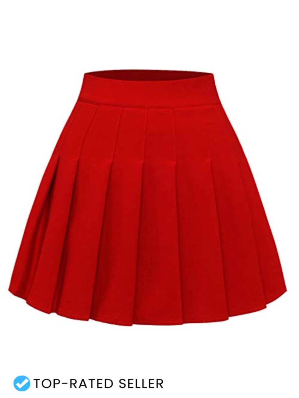 Pleated Mini Skater Skirt High Waist A-Line Tennis Skirt